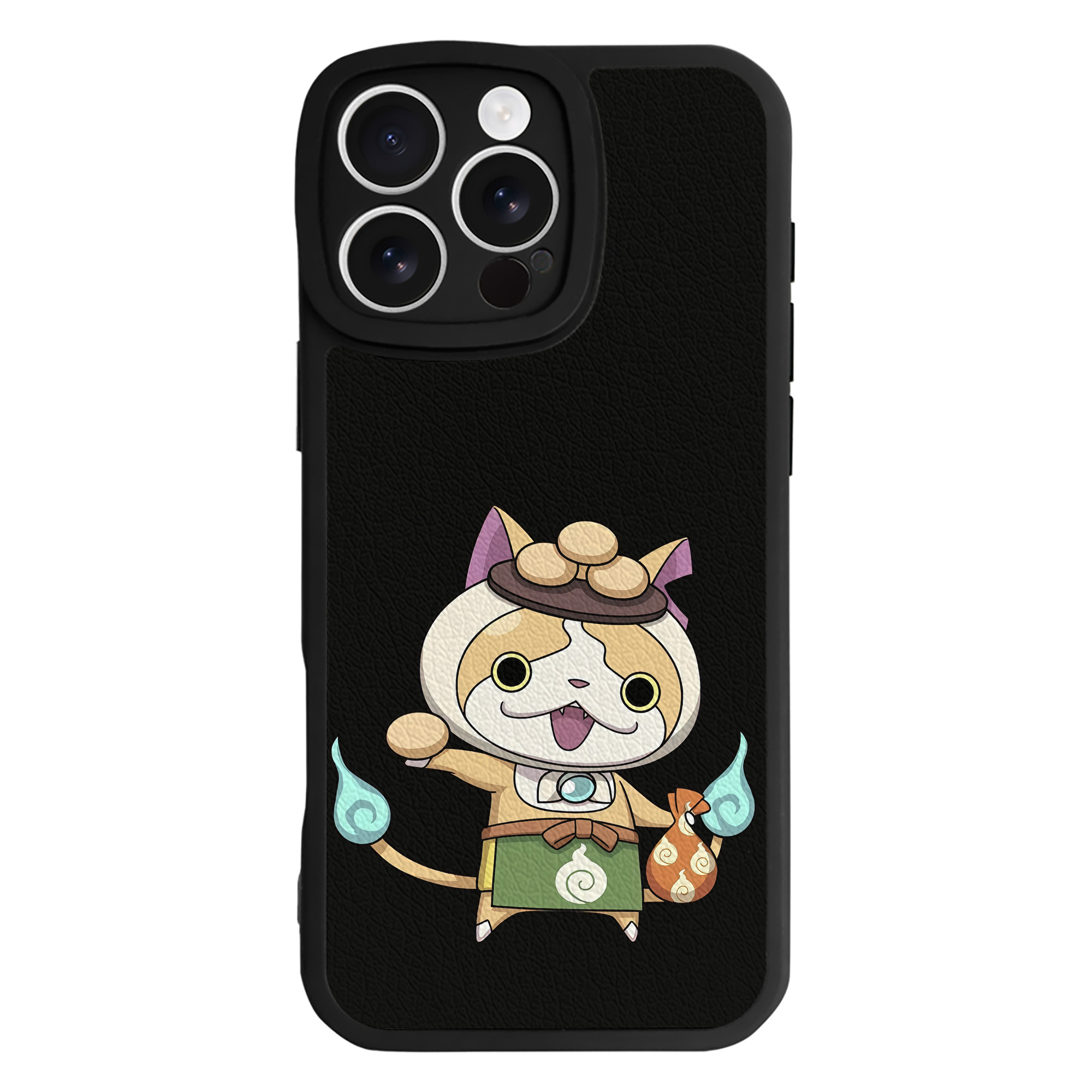 （画像用） 妖怪ウォッチ Yo-kai Watch 【iPhone 16シリーズ対応】シリコンスマホケース（レザー調） 材質：シリコン